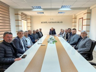 Kaymakamımız Sn. Alperen CELEPCİ Başkanlığında Köylere Hizmet Götürme Birliği Meclis Toplantısı gerçekleştirildi.