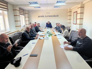 Sosyal Yardımlaşma ve Dayanışma Vakfı Mütevelli Heyeti Toplantısı Kaymakamımız Sn. Alperen CELEPCİ Başkanlığında yapıldı.