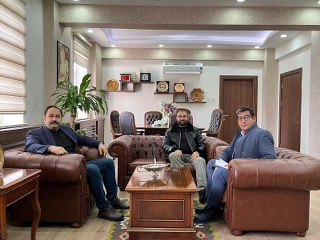 Kaymakamımız Sn. Alperen CELEPCİ’yi İlçe Gençlik Spor Müdürü Sn. Mehmet ÖZTÜRK ve Gazi Sn. Mustafa TANRIKULU ziyaret etti.