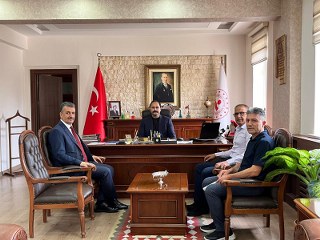 Kaymakamımız Sn. Alperen CELEPCİ’yi Nevşehir Sanayi ve Ticaret İl Müdürü Sn. Yusuf ŞAHİN ziyaret etti.