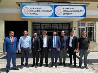 Kaymakamımız Sn. Alperen CELEPCİ, Karacaören Cumhuriyet Ortaokulunda 1. sınıf öğrencilerimizin düzenlediği etkinliklere katılım sağladı.