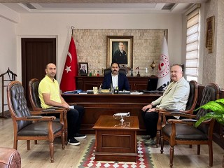 Kaymakamımız Sn. Alperen CELEPCİ’yi Assuva Uzay ve Havacılık Savunma Sanayi Yönetim Kurulu Başkanı Sn. Remzi BAŞBUĞ ziyaret etti.